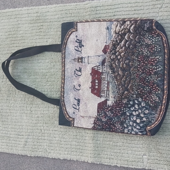 lighthouse Handbags - Lighthouse fabric tote bag